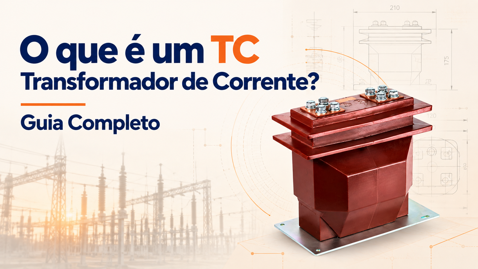 O que é um TC  — Transformador de Corrente