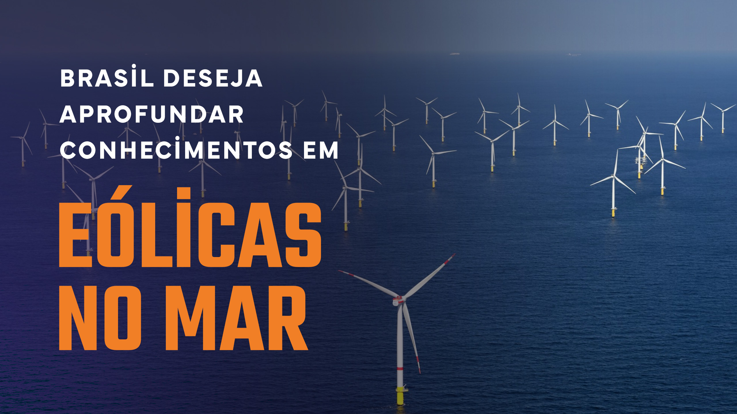 Brasil deseja aprofundar conhecimentos em eólicas no mar